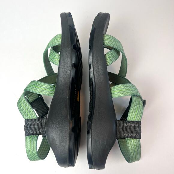 Chaco Green and Black Women's Sandals - Picture 7 of 10